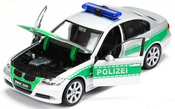 WELLY METALOWE AUTO BMW 330i POLICJA OTW.DRZWI