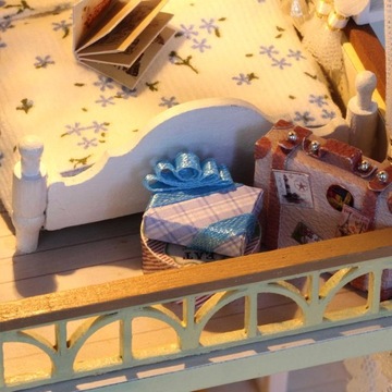 Модель Дачного домика DIY ПЛЯЖ ЛОДЗИ 3D LED пазл