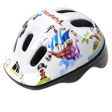 Kask rowerowy dziecięcy regulowany rower deska hulajnoga Meteor S 48-52 cm