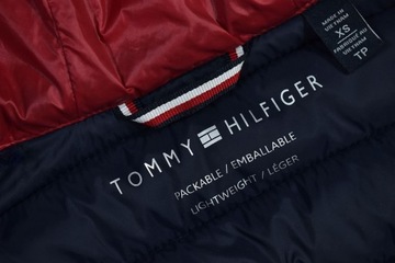 TOMMY HILFIGER Kurtka Puch Syntetyczny Logowana Damska S/XS