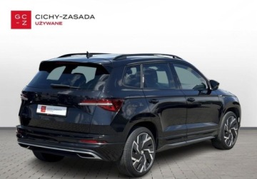 Skoda Karoq Crossover Facelifting 2.0 TSI 190KM 2022 Skoda Karoq Sportline, Keyless, Matrix, DCC, Podgrzewana Szyba 2.0 Benzyna, zdjęcie 4