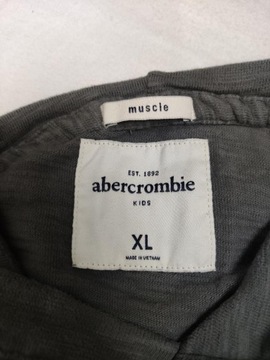 ABERCROMBIE BLUZA MĘSKA MŁODZIEŻOWA SZARA r. XS/S