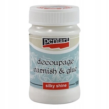 Pentart Klej z werniksem silky shine 100ml. 0641