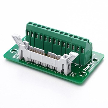 Клеммная колодка IDC40 на DIN-рейку, 2x20 контактов