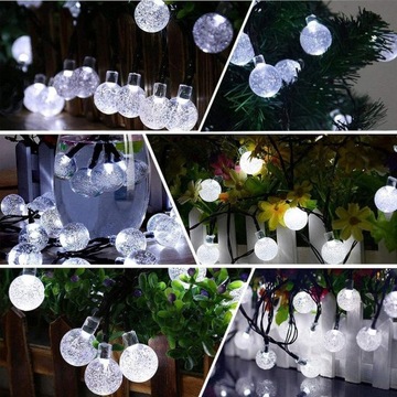 LAMPKI SOLARNE OGRODOWE GIRLANDA OZDOBA TARAS ZEWNĘTRZNE 22M 200LED