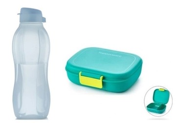 Tupperware ECO+ LUNCH BOX + BUTELKA 1,5L oryginał