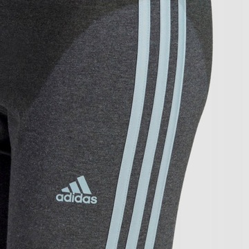 Legginsy Damskie Sportowe Adidas Bawełniane 3-Stripes M