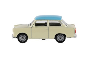 Автомобіль Welly Trabant 1:60 метал 7 см суміш кольорів вільний хід у коробці 36 шт. у коробці