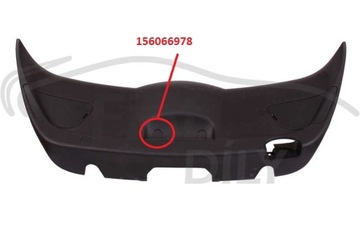 ALFA ROMEO 159 SW KOREK POSZYCIA KLAPY CZARNY 978
