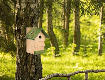 Скворечник для птиц, синицы, дрозда, кормушка, домик МИКС - 4 шт.