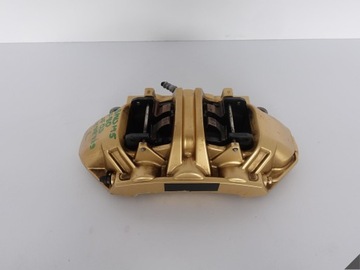 BMW M5 F90 M8 F91 GOLD ZACISK+KLOCKI LEWY PRZÓD