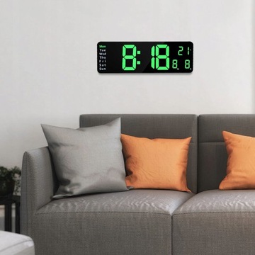 Cyfrowy zegar ścienny LED Alarm Prosty,inny