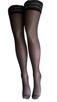 Pończochy samonośne 3/4