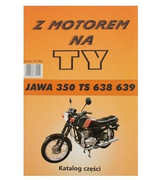 KATALOG CZĘŚCI Z MOTOREM NA TY JAWA 350 TS 638 639