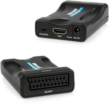 Конвертер HDMI в Scart с источником питания PAL NTSC3.58. NTSC4 43 СЕКАМ