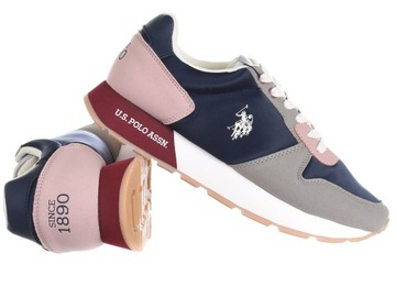BUTY DAMSKIE U.S. POLO ASSN. - KITTY002A-DBL-LGR04 damskie sneakersy