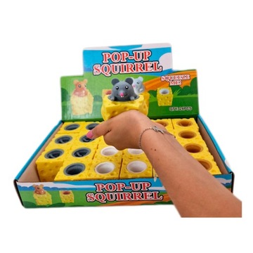 МЫШКА сырная мягкая ИГРУШКА-АНТИСТРЕСС НЕПОСЕДА