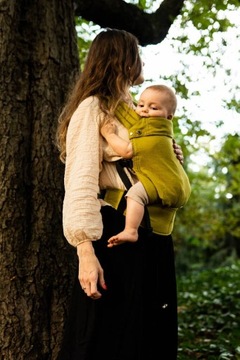 Nosidełko regulowane Qusy - Linen Olive