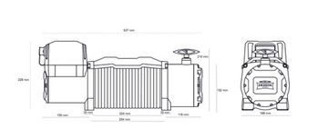 ЭЛЕКТРИЧЕСКАЯ ЛЕБЕДКА 6 ТОНН ЛЕБЕДКА LAVETA 12V DRAGON WINCH 13000HD СКИДКА