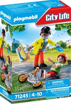 Playmobil Sanitariusz z pacjentem Figurki City
