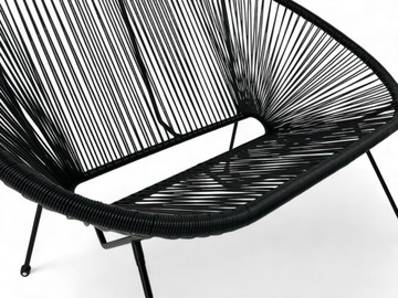 EC3 РОТОВЫЙ САДОВЫЙ ДИВАН ДЛЯ ТЕРРАСЫ, БАЛКОНА, МАГАЗИНА МОРОЖЕНОГО 2 СОВРЕМЕННЫХ ЦВЕТА