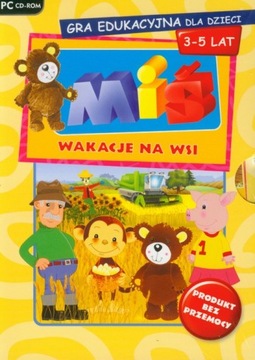 MIŚ WAKACJE NA WSI Gra edukacyjna PC CD-ROM