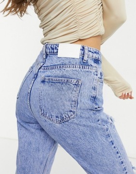 MISSGUIDED SPODNIE JEANSOWE NIEBIESKIE 36 1DUI