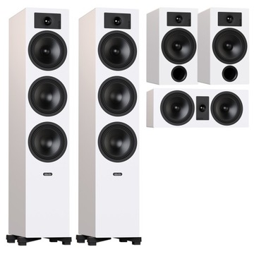 INDIANA LINE TESI 6 + 3 + 7 ZESTAW KOLUMN KINA DOMOWEGO 5.0 WHITE