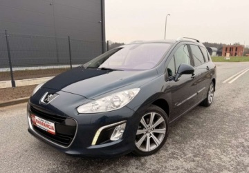 Peugeot 308 I SW Facelifting 1.6 VTI 120KM 2013 Peugeot 308 FAMILY PanoramicznyDach 1.6i 120ps Bezwypadkowy Serwisowany TOP