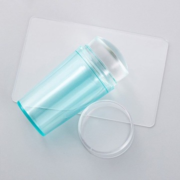 Силиконовый штамп для изготовления французских декоративных штампов с защитным колпачком.