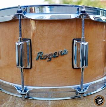 Винтажный малый барабан Rogers Birdseye Maple 14 x 6,5 дюймов