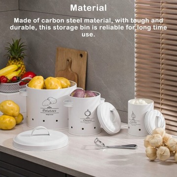 Упаковка из 3 контейнеров для картофеля Контейнер для