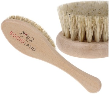 Щетка из козьей щетины BOCIOLAND Щетка для новорожденных
