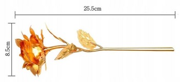 ЗОЛОТАЯ ВЕЧНАЯ РОЗА ПОДАРОК ​​НА СЛУЧАЙ ДЛЯ НЕЕ