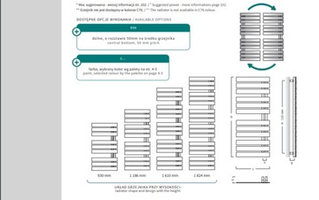 Радиатор для ванной комнаты Nameless NAM-50/90, черный матовый