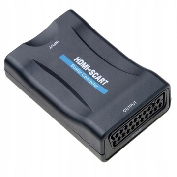 Konwerter HDMI EURO SCART Adapter Przejściówka