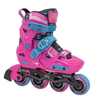 ROLKI FR SKATES EZX PINK 37-40 REGULOWANE ROLKI MIEJSKIE URBAN FREERIDE