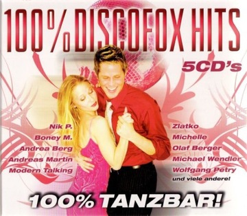 100% Discofox Hits 5xCD Sony disco pop hity