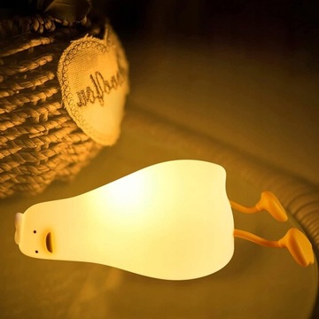 LAMPKA NOCNA DLA DZIECI SILIKON ZABAWKA 3 KOLO USB
