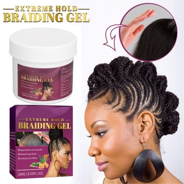 3 шт. 100г. Гель для заплетения дредов. Гелевой блок.