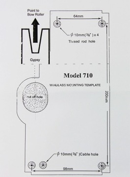 ЭЛЕКТРИЧЕСКАЯ ЛЕБЕДКА 12В АНКЕРНОЕ ОКНО / 300ВТ