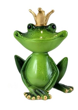 ФИГУРКА ЛЯГУШКА С КОРОНОЙ 12Х10,5Х8