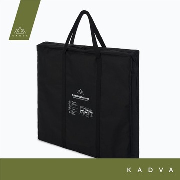 Туристический комплект столов и стульев KADVA CAMPнабор столов серый OS Aluminium