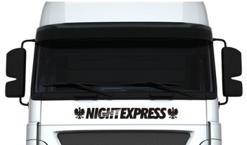Naklejka na ciężarówkę NIGHT EXPRESS Orzełki 120cm