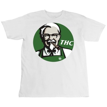 T-Shirt KOSZULKA MARIHUANA GANJA KFC THC L 0388