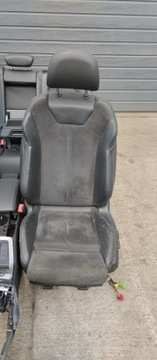 СИДЕНЬЯ С ЭЛЕКТРОПРИВОДОМ SEAT АЛЬКАНТАРА, КОЖАНЫЙ КОМПЛЕКТ AUDI Q3 83A