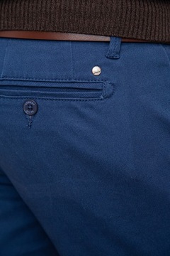 Niebieskie spodnie męskie gładkie Sunset suits