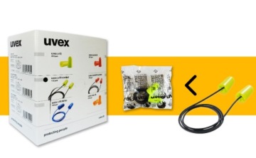 Беруши UVEX X-FIT со шнурком, 10 пар