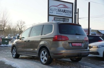 Volkswagen Sharan II Van 2.0 TDI-CR BMT 140KM 2014 Volkswagen Sharan 2.0 TDI CR 140 KM, 4x4, 7osob, Webasto, Biksenon, Hak, G, zdjęcie 6