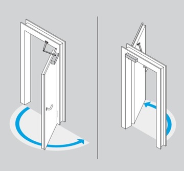 Доводчик ASSA ABLOY DC300 с рычагом, черный